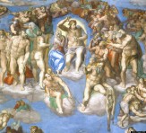 The Last Judgment painted by Michelangelo between 1536 and 1541